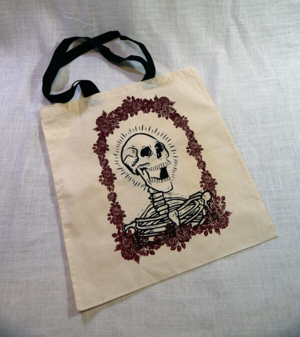 Skull and Rose Tote - Image 2